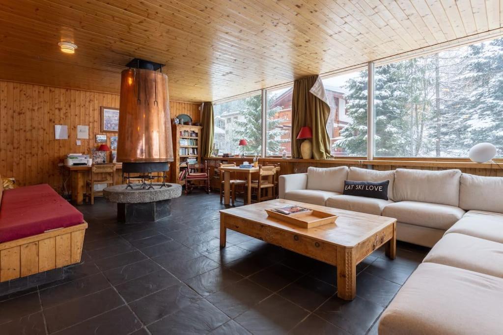 Chalet Robaumont - Grand Chalet Familial Proche Du Centre Et Des Pistes Courchevel Buitenkant foto